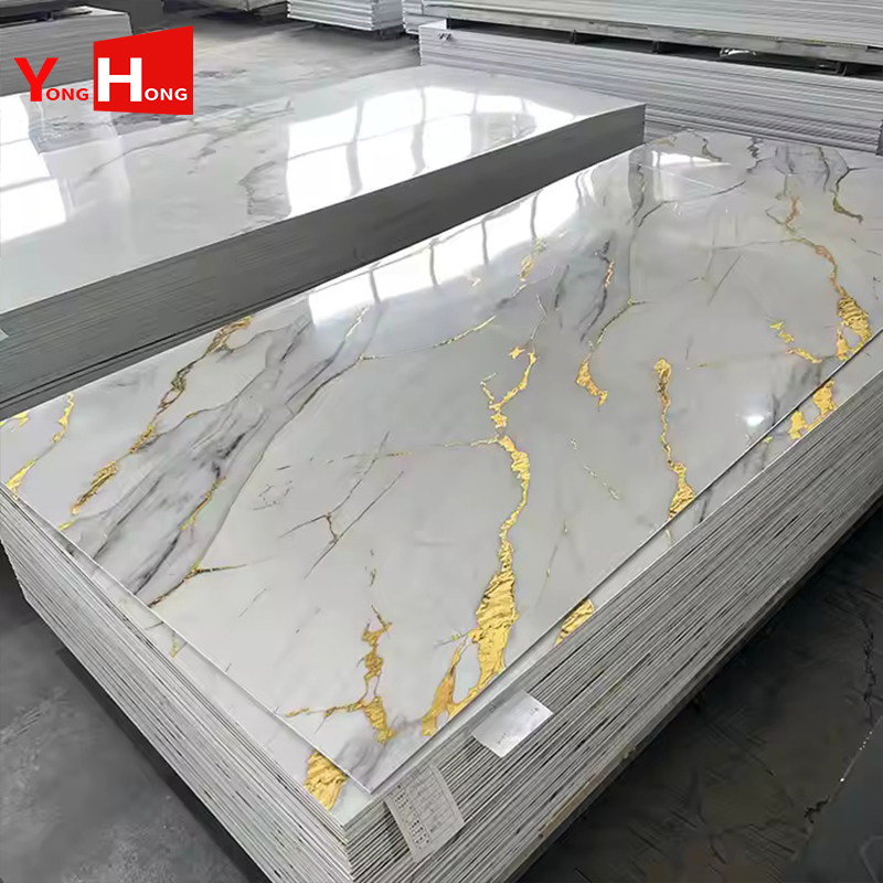 Wholesale 3D Home Decoration 4*8 FT Pies SPVC/UV/SPC Marble Wall Panels Decorative Bamboo Wood Plastic Sheet