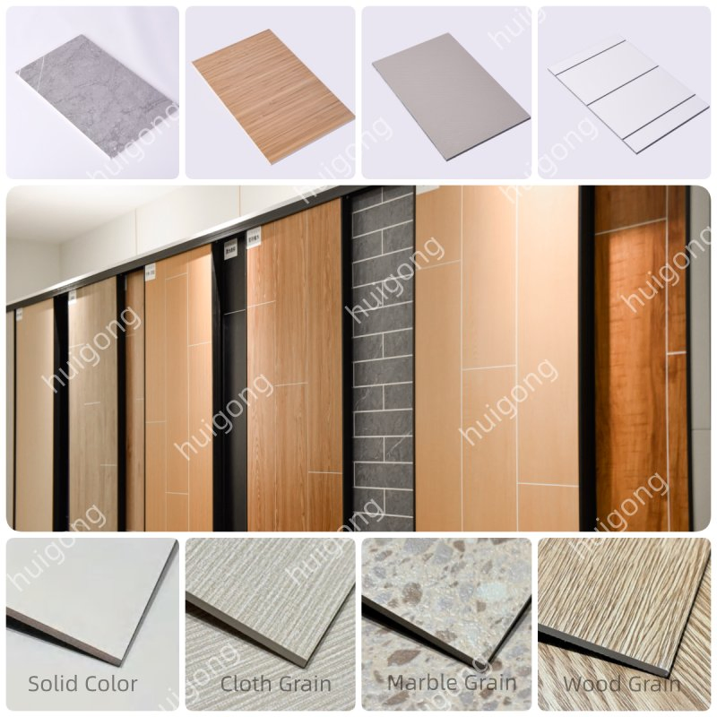 Interior Wall Panel Flexible Crystal Wood Fiber Ceiling Marble Fabric Carbon Stone Sheet Decorative Bamboo SPVCWPCUVPU Building Material Non Combustible