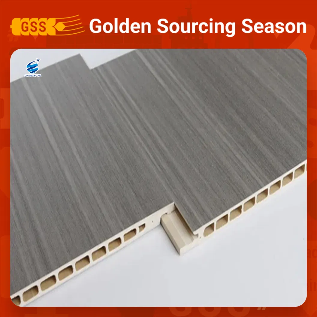 Wall Veneer Decorative Fiber Panel Protection Partition Cladding WPC PVC Environmental