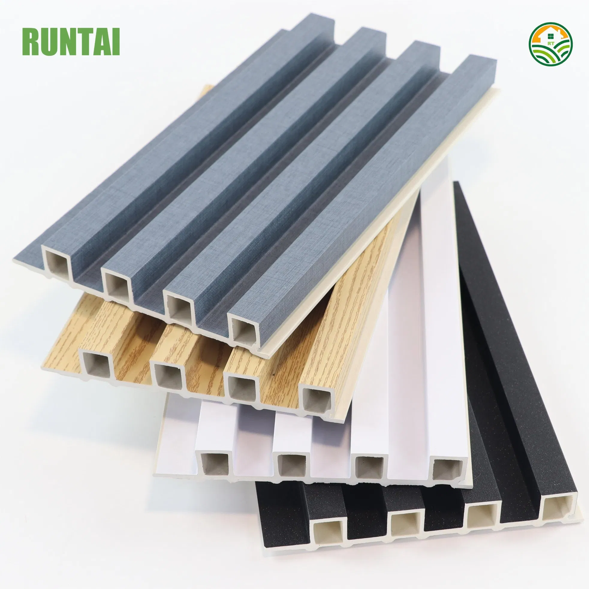 Inteiror, WPC, PVC, Wooden, Louver, Panel, Decorative, 3D, Fluted, Wall