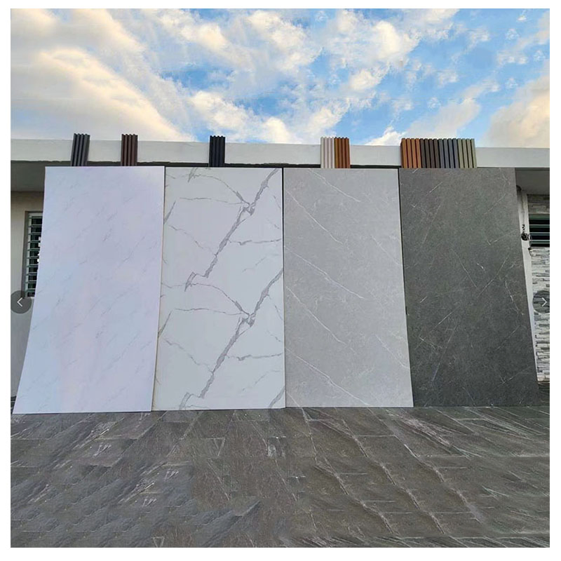 Bamboo Fiber Board Charcoal Panel PVC Marble Crystal Carbon Interior Wall Panel