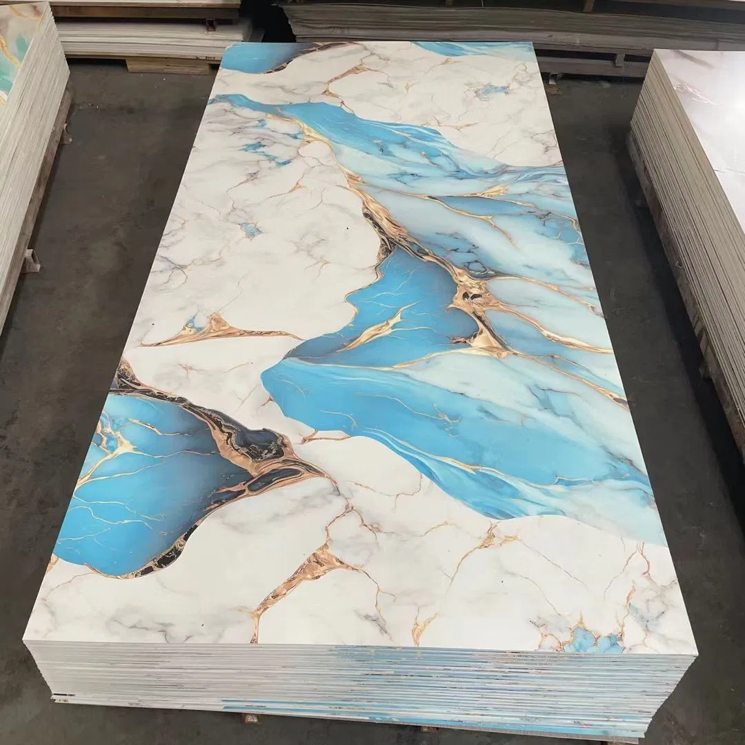 UV SPVC WPC Board/Interior Bamoboo Wall Panel/1220*2900mm PVC Marble Sheet for Home Decoration/Chinese Building Material
