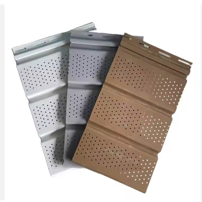 PVC Exterior Decorative Wood Cielo Panel for Ceiling Soffit T&G