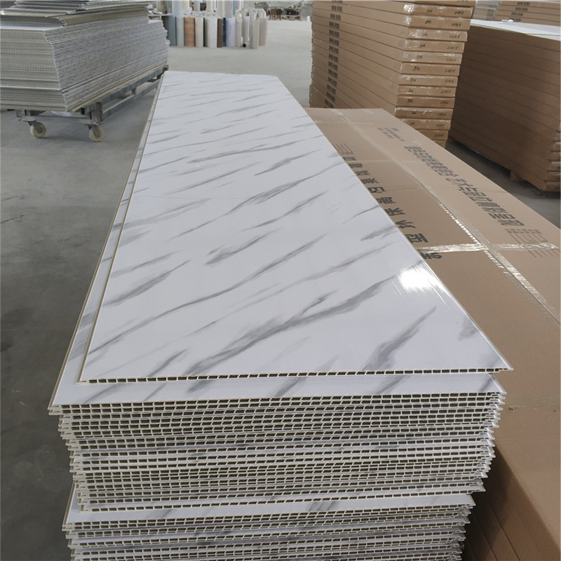 PVC Wall Panel White Marble Plastic Laminate China Ceiling Board