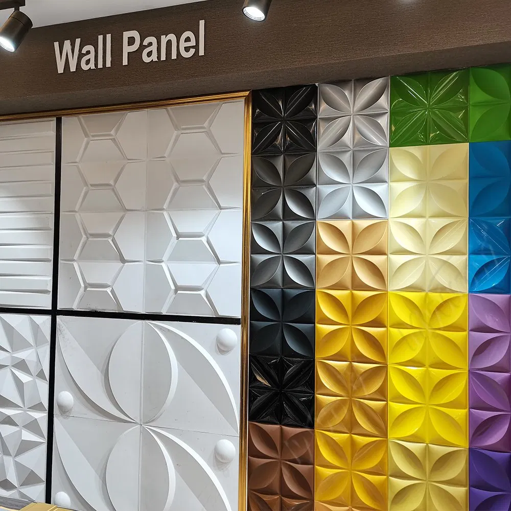 3D PVC Wall Panels for Exterior Decoration and Ceiling Tile
